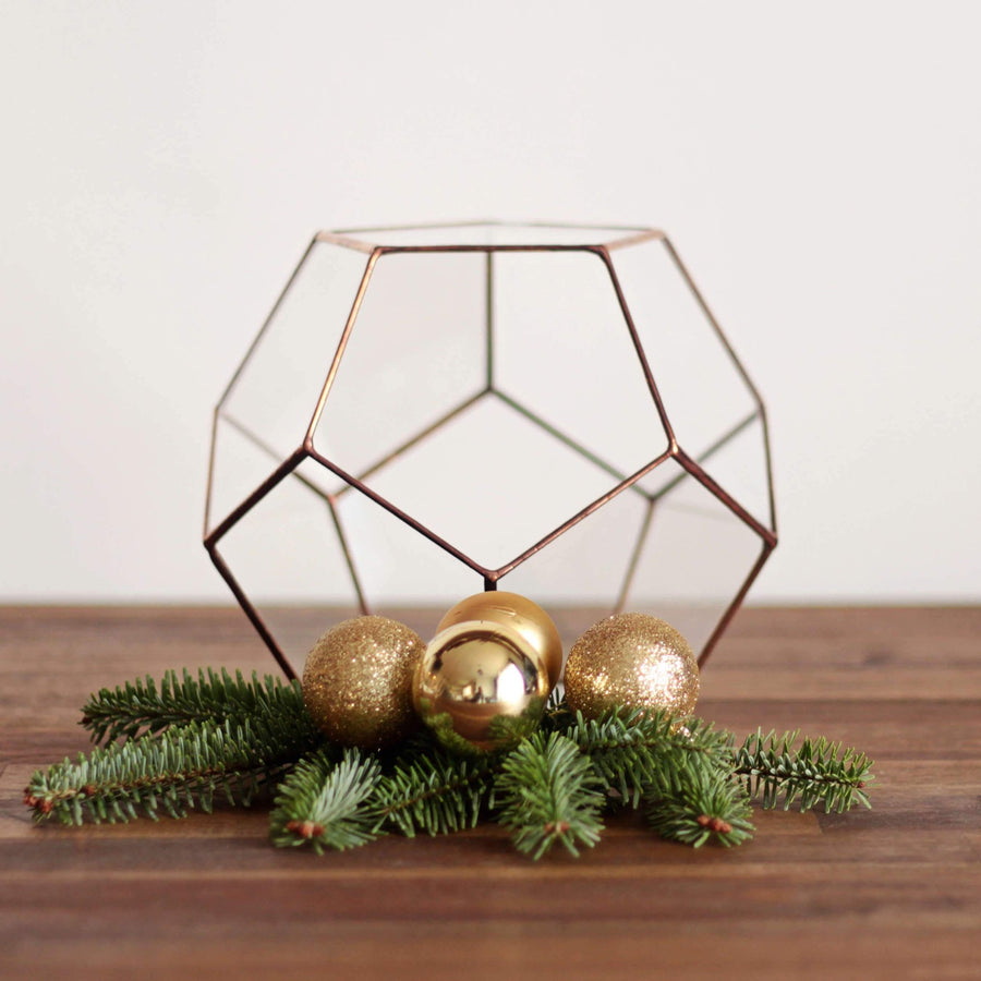 geometric christmas decorations