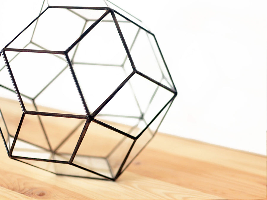 geometric terrarium container