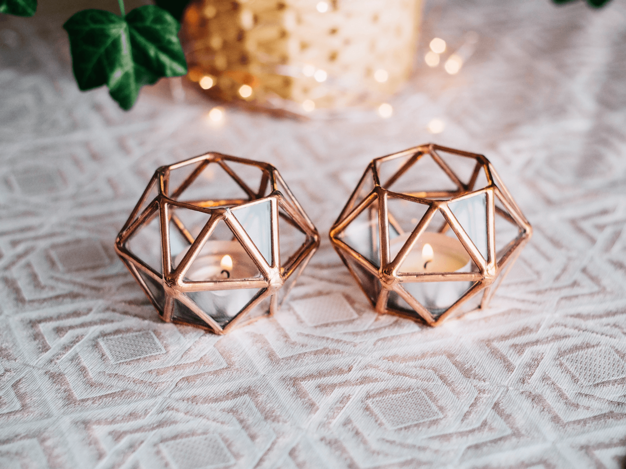 New Product | Geometric Candle Holder Set