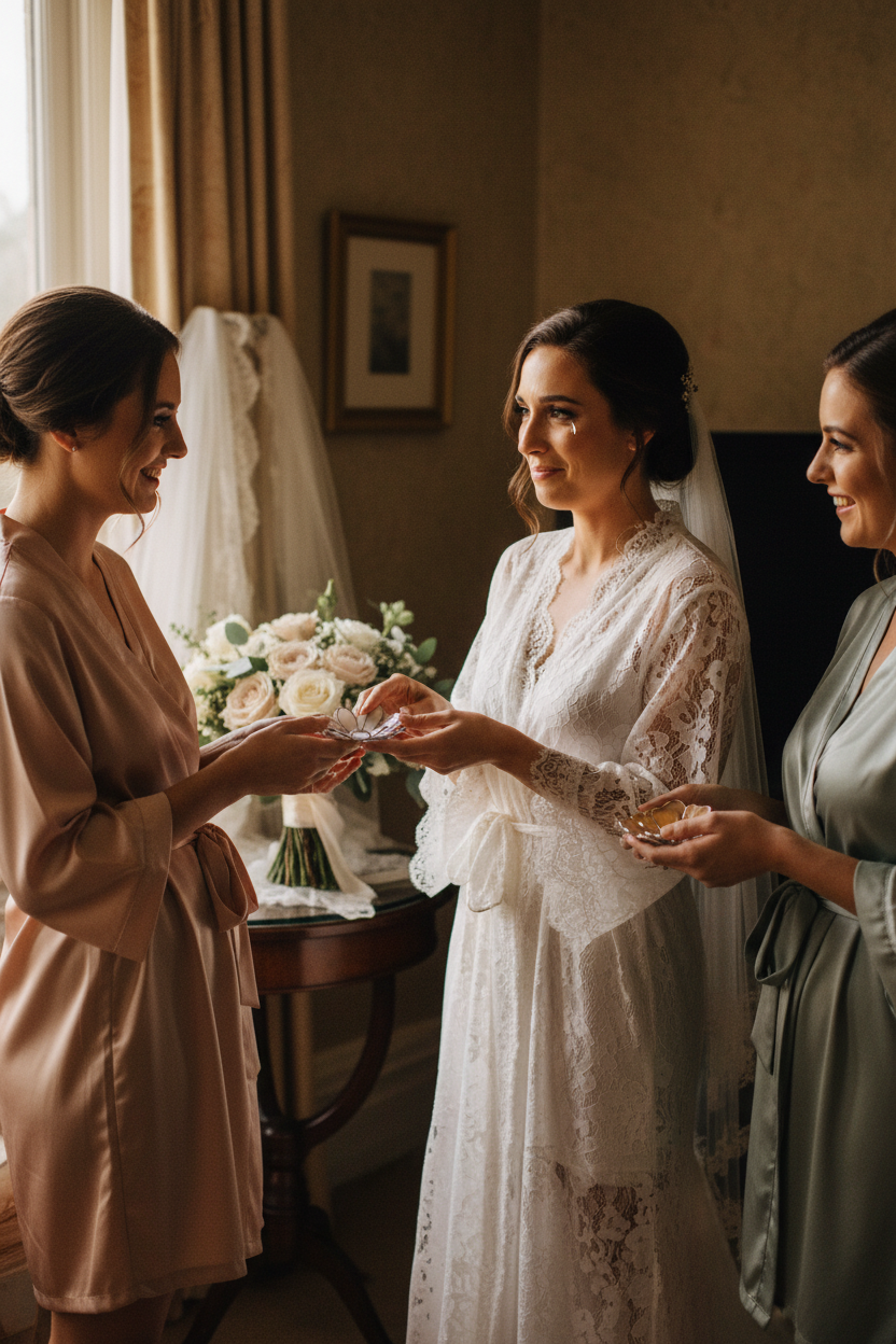 Stained Glass Lotus Ring Dish • Bridesmaid Gift Set