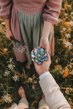 Stained Glass Flower Ring Dish • Wildflower Wedding Decor