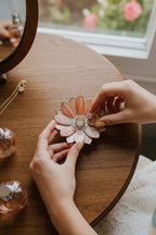 Glass Daisy Ring Dish