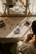 Glass Succulent Jewelry Dish • Handmade Bedside Ring Holder • Vintage Inspired Trinket Tray