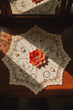 Glass Succulent Jewelry Dish • Handmade Bedside Ring Holder • Vintage Inspired Trinket Tray