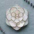 Stained Glass Flower Wedding Ring Holder • Unique Ring Box Alternative
