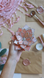 Stained Glass Lotus Ring Dish • Bridesmaid Gift Set