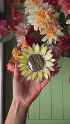 Sunflower Ring Dish • Floral Jewelry Dish for Grandmother • Mother's Day Keepsake