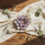 Stained Glass Proposal Ring Dish • Wedding Ring Holder • Bridal Gift