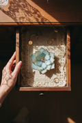 Glass Flower Ring Holder • Bridesmaid Gift Set