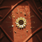 Handcrafted Sunflower Ring Dish • Cottagecore Jewelry Holder Tray • Summer Decor