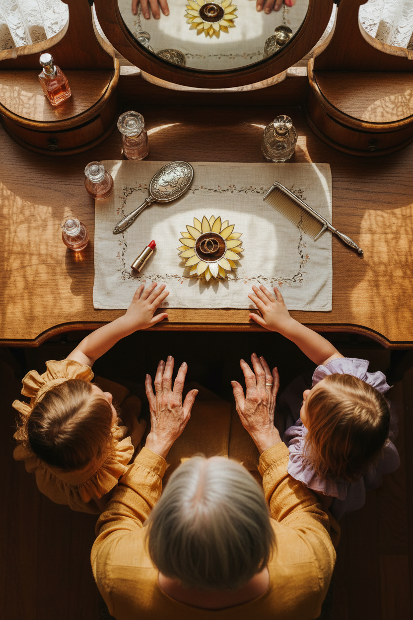 Sunflower Ring Dish • Floral Jewelry Dish for Mother's Day