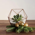 geometric christmas table centerpiece