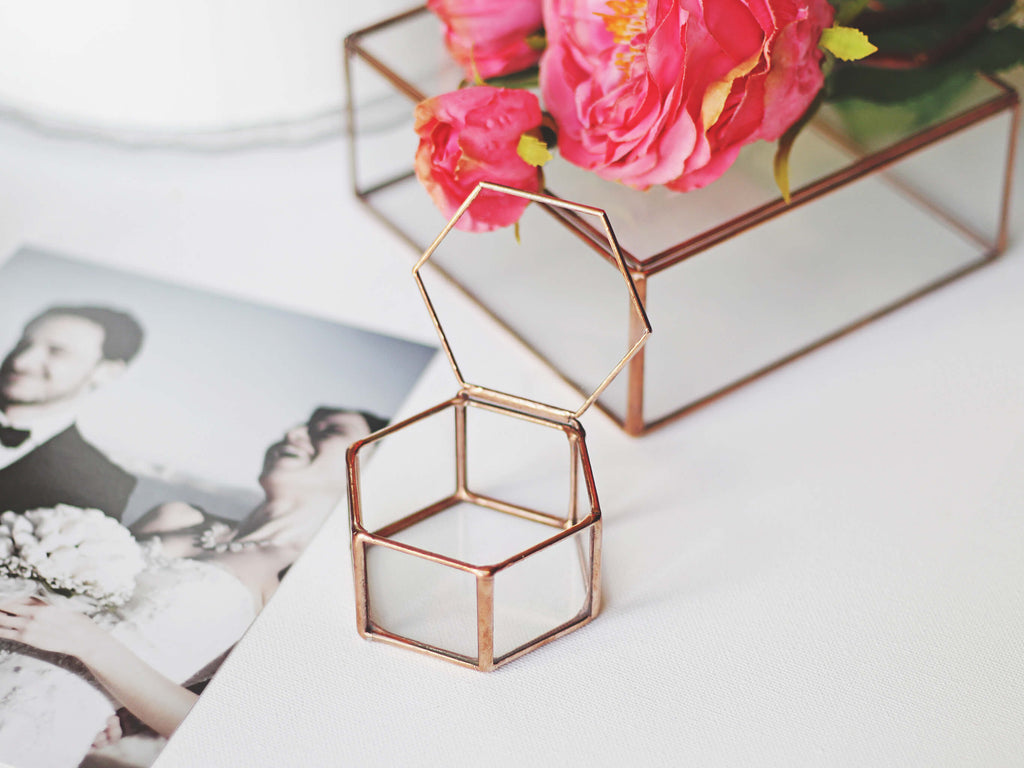 geometric jewelry box