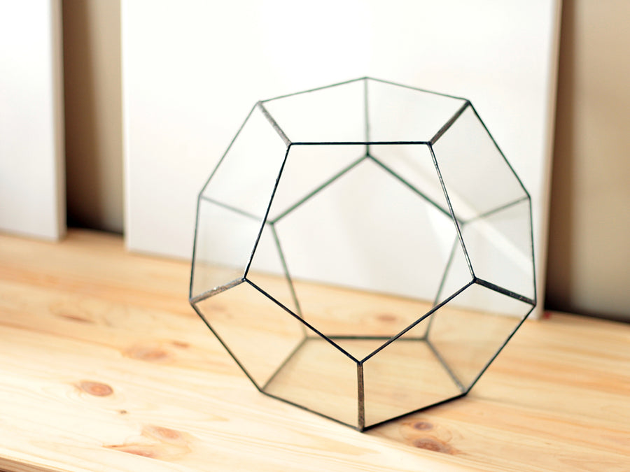 geometric terrarium container