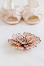 glass flower ring box