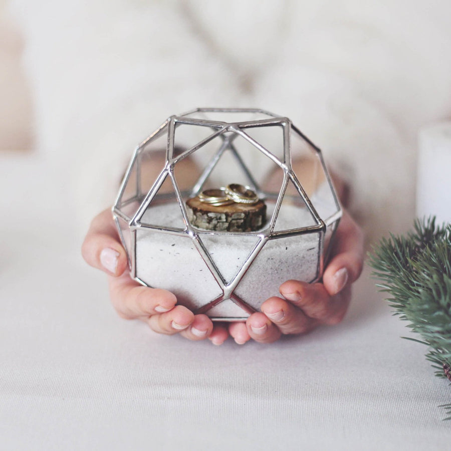 Geometric Ring Bearer Box by Waen