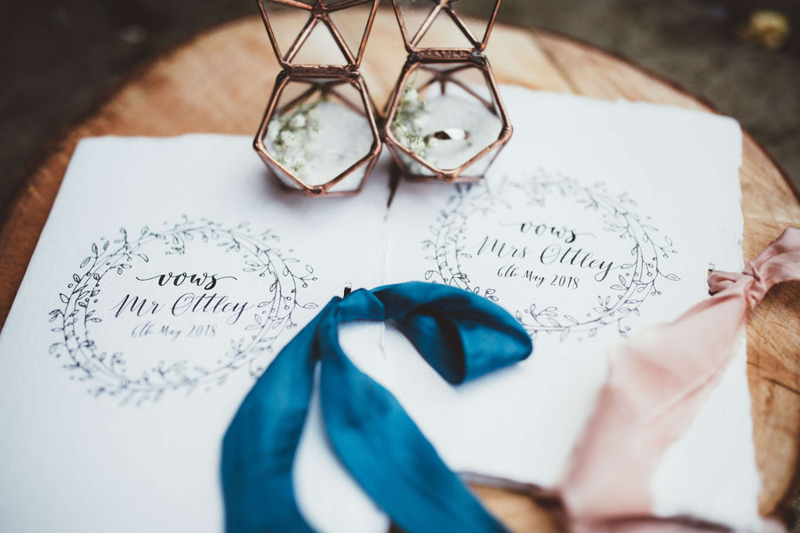 stained-glass-geometric-wedding-ring-box-modern-wedding-decor