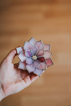 Stained Glass Succulent Ring Holder & Jewelry Dish